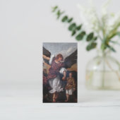 Tobias und das Erzengel-RAPHAEL - Titian Visitenkarte (Stehend Vorderseite)