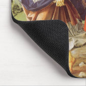 Tobias und der Engel von Andrea del Verrocchio Mousepad (Ecke)