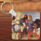 Tobias und der Engel von Andrea del Verrocchio Schlüsselanhänger (Vorderseite)