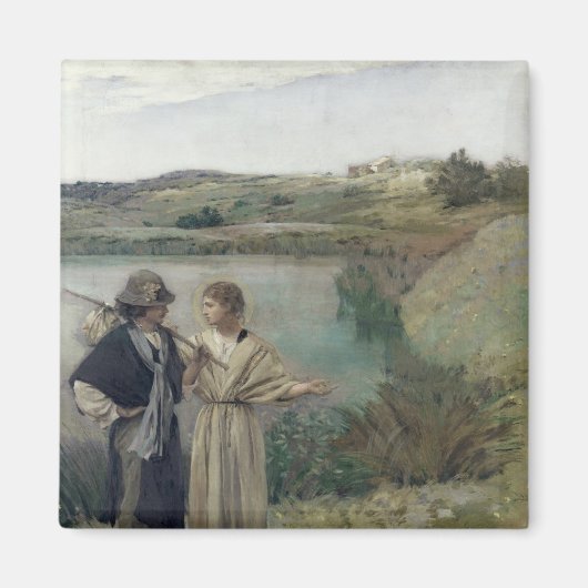 Tobias und der Erzengel Raphael Magnet (Vorne)
