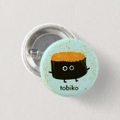 Tobiko Sushi Button (Vorne & Hinten)