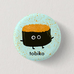 Tobiko Sushi Button