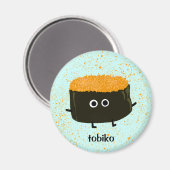 Tobiko Sushi Magnet (Vorderseite/Rückseite)