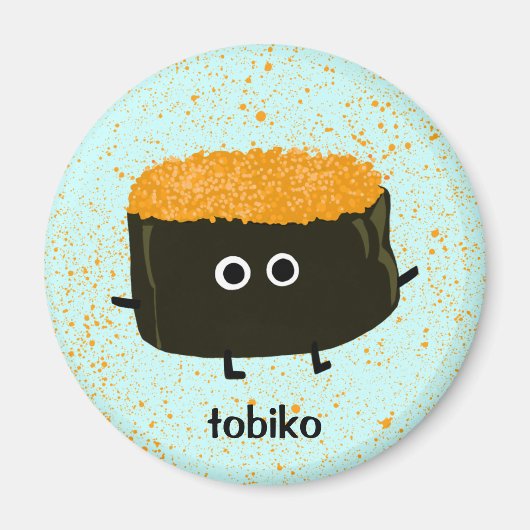 Tobiko Sushi Magnet (Vorne)