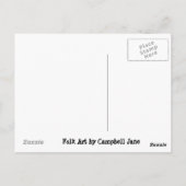 Tobiko Sushi Postkarte von Campbell Jane (Rückseite)