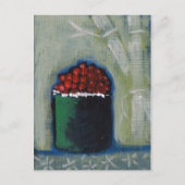 Tobiko Sushi Postkarte von Campbell Jane (Vorderseite)