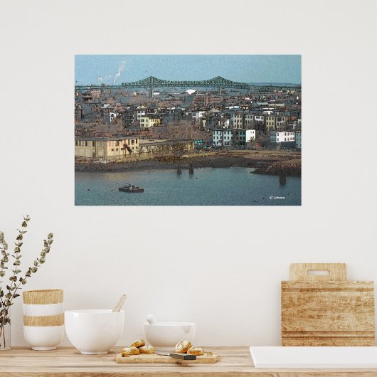 Tobin Bridge Rendering Poster (Küche)