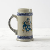 Tobin Familienwappen Bierglas (Links)