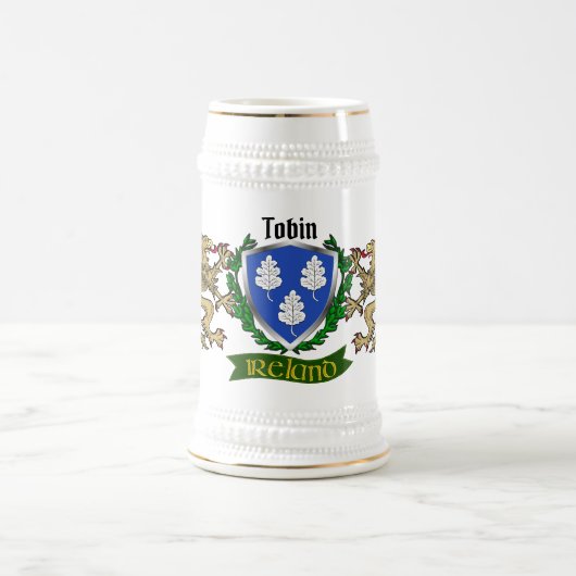 Tobin Irish Shield Bierglas (Mittel)