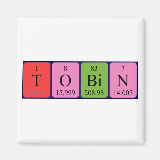 Tobin-Periodenmagnet Magnet (Vorne)