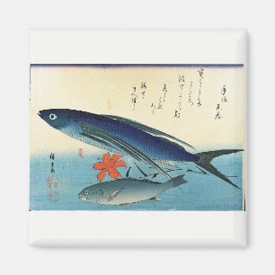 Tobiuo & Ishimochi - Farbenfrohe japanische Fischd Magnet
