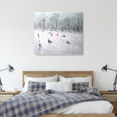 Tobogganers Darley Park 2009 Leinwanddruck (Insitu (Schlafzimmer))
