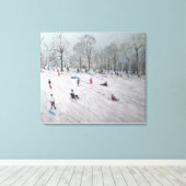 Tobogganers Darley Park 2009 Leinwanddruck (Insitu (Holzboden))