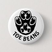 Tobohnen - Schwarze Bohnen Button (Vorderseite)