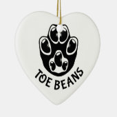 Tobohnen - Schwarze Bohnen Keramik Ornament (Rechts)