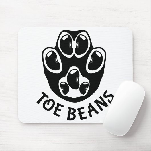 Tobohnen - Schwarze Bohnen Mousepad (Mit Mouse)