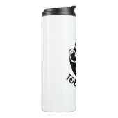 Tobohnen - Schwarze Bohnen Thermosbecher (Nach links gedreht)