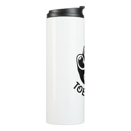 Tobohnen - Schwarze Bohnen Thermosbecher (Nach links gedreht)