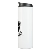 Tobohnen - Schwarze Bohnen Thermosbecher (Nach rechts gedreht)