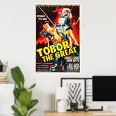 Tobor the Great Poster (Heimbüro)