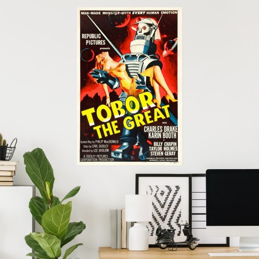 Tobor the Great Poster (Heimbüro)