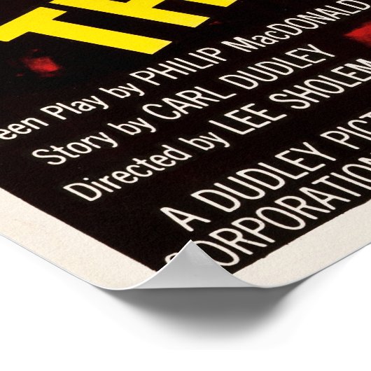 Tobor The Great Sci Fi Robots Retro Movie Poster (Ecke)