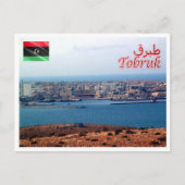 Tobruk - Libyen - Panorama - Postkarte (Vorderseite)