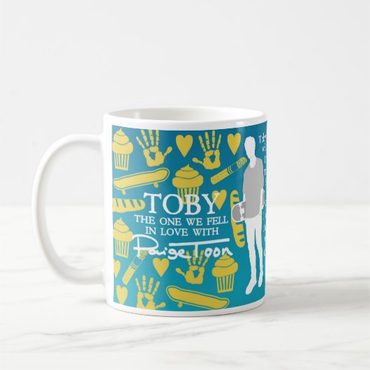 Toby - "Das, mit dem wir in Liebe sind" Zitate Tas Kaffeetasse (Links)