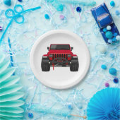 Toby das Rot Pappteller (Party)