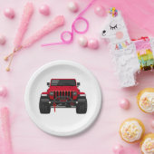 Toby das Rot Pappteller (Party)