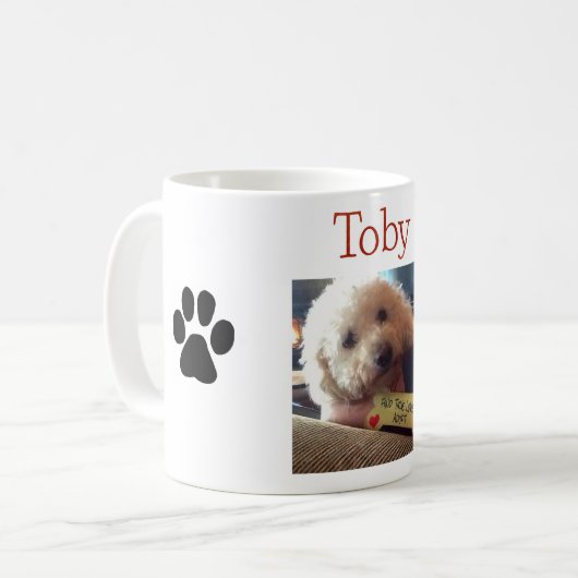 Toby-Foto-Tasse Kaffeetasse (Vorderseite Links)