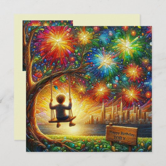 ~ TOBY ~ Happy Birthday ~ Fireworks ~ (Vorne/Hinten)