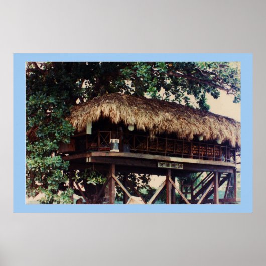 Toby Inn Tree House Bar, Montego Bay Jamaica Poster (Vorne)