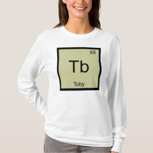 Toby Name Chemie Element Periodensystem T-Shirt