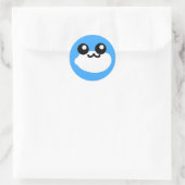 Toby Toad God Face Runder Aufkleber (Tasche)