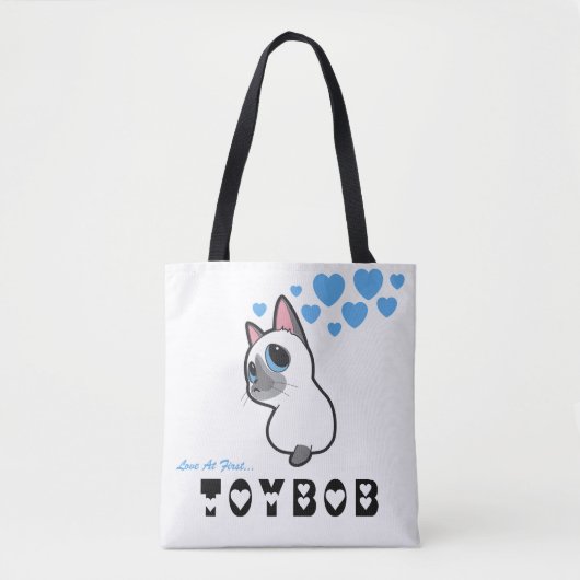 TOBY TOYBOB LIEBE BEI DER ERSTEN TOYBOB BLUE HEARS TASCHE (Vorderseite)
