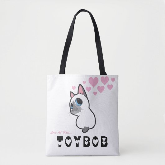 TOBY TOYBOB LIEBE BEI DER ERSTEN TOYBOB PINK HEARK TASCHE (Vorderseite)