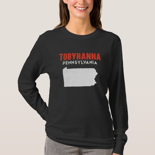 Tobyhanna Pennsylvania USA State America Travel T-Shirt (Vorderseite)