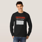 Tobyhanna Pennsylvania USA State America Travel T-Shirt (Vorne ganz)