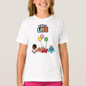 Toca Life Toca Boca Toca World Party T-Shirt (Vorderseite)