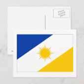 Tocantins, Flagge Brasiliens Postkarte (Vorne/Hinten)