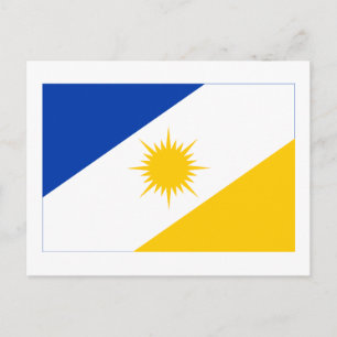 Tocantins, Flagge Brasiliens Postkarte