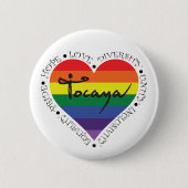 Tocaya Pride Express Schaltfläche Button (Vorderseite)