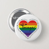 Tocaya Pride Express Schaltfläche Button (Vorne & Hinten)