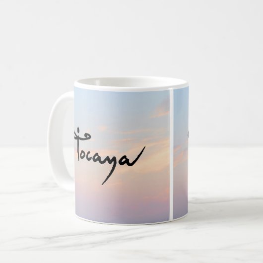 Tocaya Sunrise Coffee Tasse (Vorderseite Links)