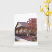 Toccoa Bahnstation-Gruß-Karte Karte (Gelbe Blume)