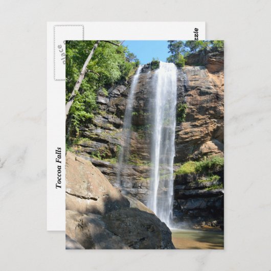 Toccoa Falls Postkarte (Vorne/Hinten)