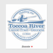 Toccoa River CT (SK) Aufkleber (Blatt)
