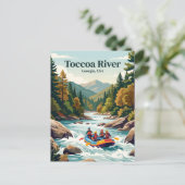 Toccoa River, Georgia, USA Postkarte (Stehend Vorderseite)