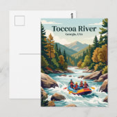 Toccoa River, Georgia, USA Postkarte (Vorne/Hinten)